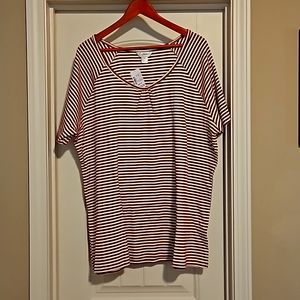 CJ Banks plus size ss shirt